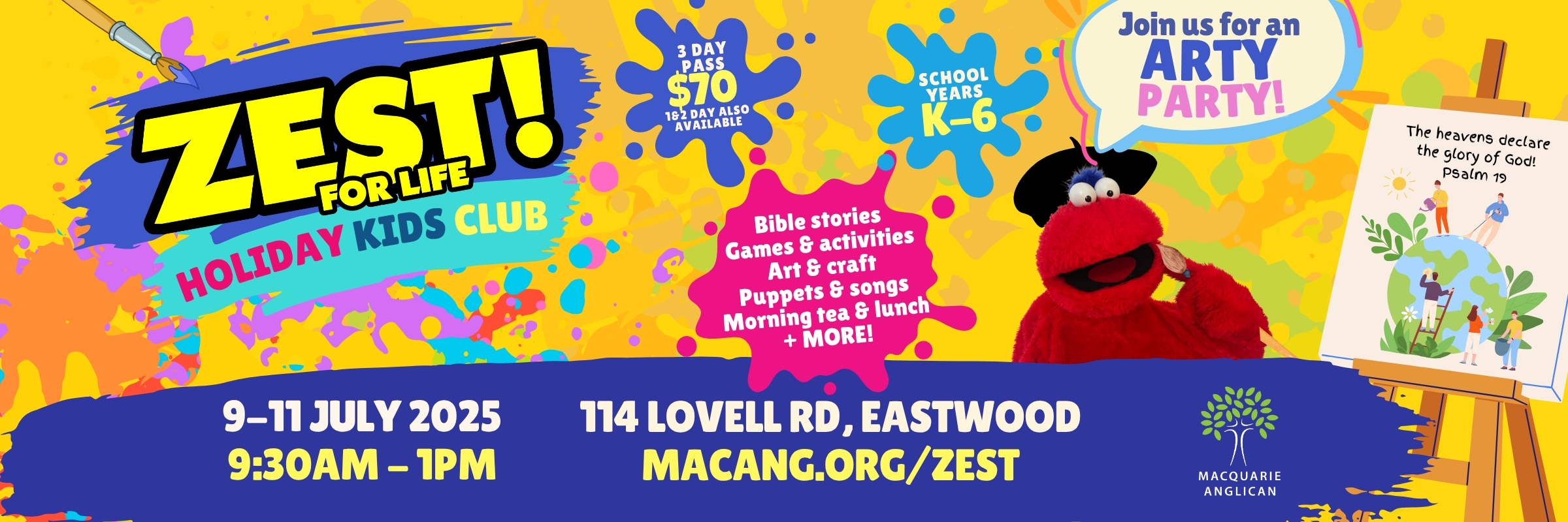 Zest 2025 Website and Email
